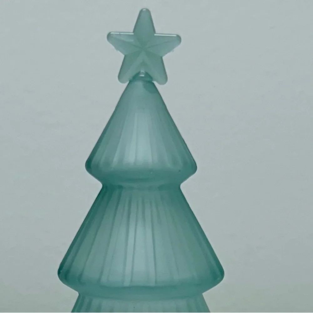 Glass LED Tree in Matte Green from Target Bullseye Playground, New!